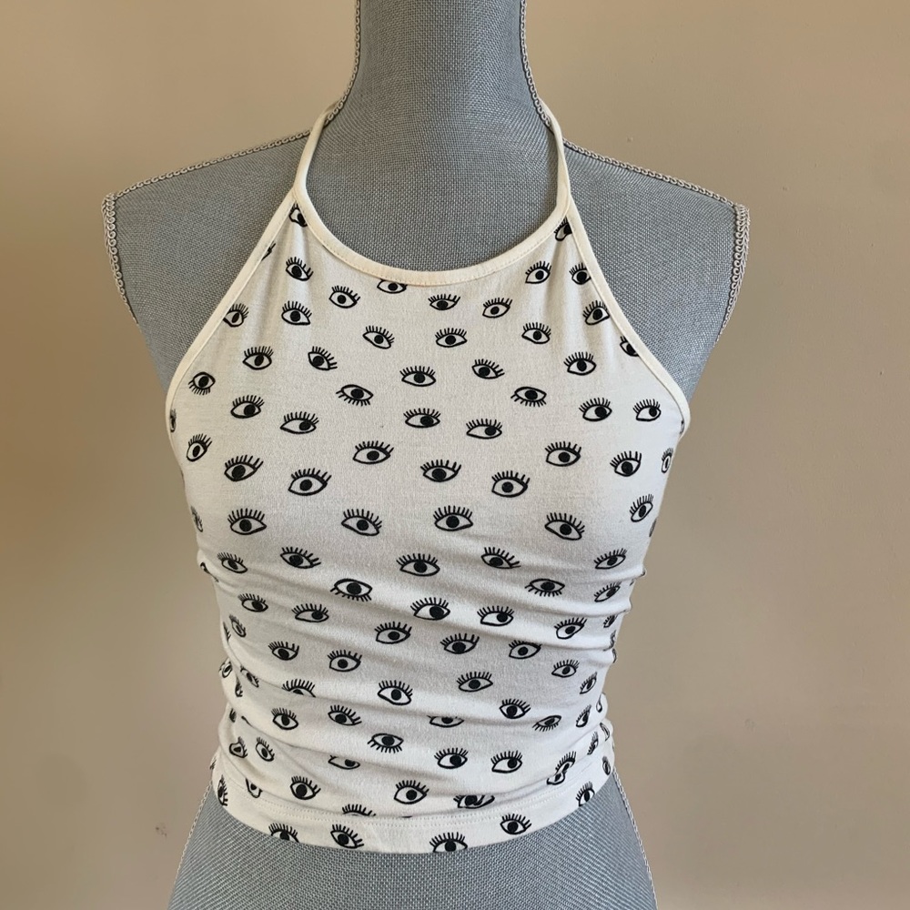 Brandy Melville Crop Halter Top Small